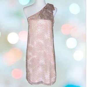 Walter Baker One Shoulder Chiffon Dress Sz Small